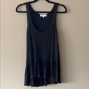 Peplum Cotton Tank Top